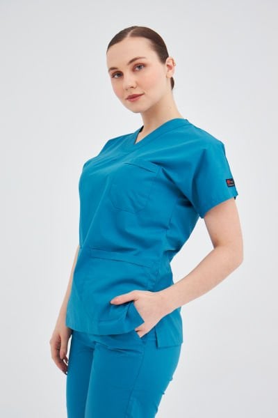 Petrol Mavisi Likralı Cerrahi Takım Forma