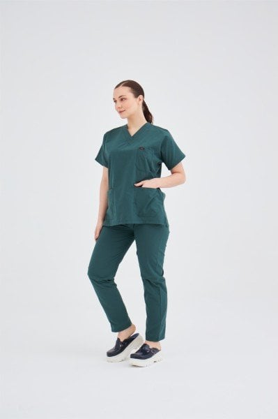 Ördek Yeşili Terikoton Cerrahi Takım Forma