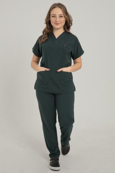 Zümrüt Likralı Cerrahi Takım Forma