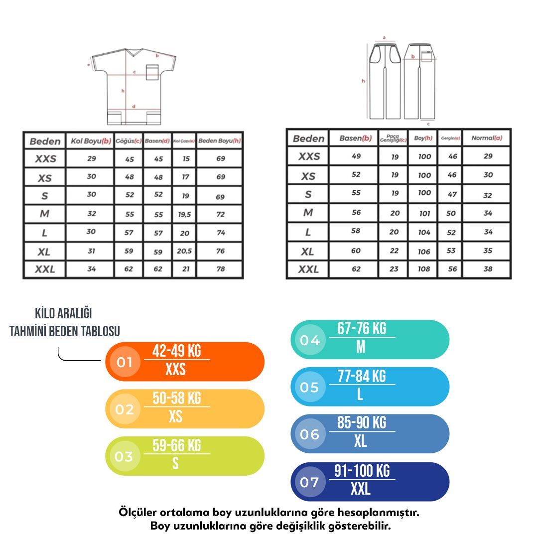 Siyah Likralı Cerrahi Takım Forma