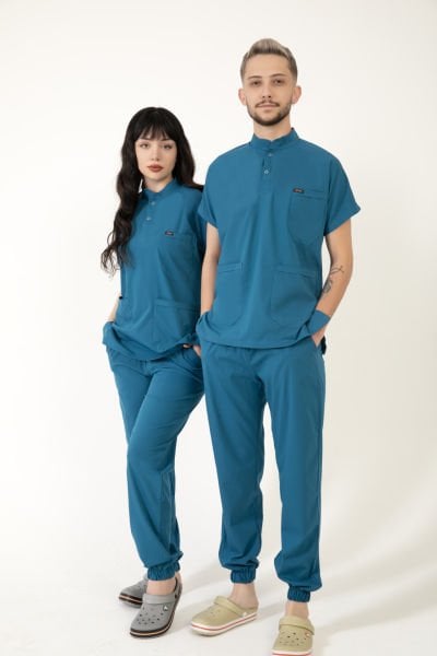 Petrol Mavisi Likralı Yeni Lüks Takım Forma