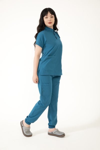 Petrol Mavisi Likralı Yeni Lüks Takım Forma