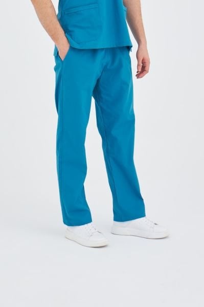 Petrol Mavisi Likralı Pantolon