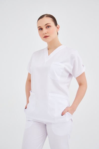 Beyaz Alpaka Tek Üst