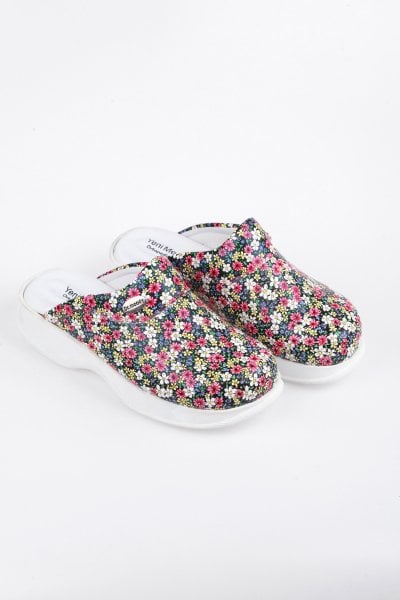 Papatya Desenli Ortopedik Sabo Terlik