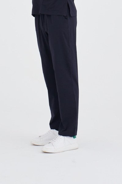 Lacivert Likralı Pantolon