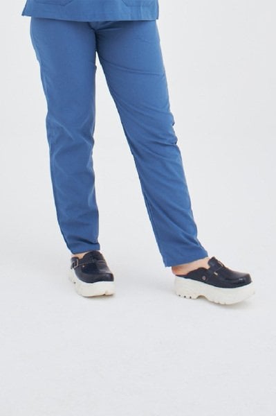 İndigo Mavi Terikoton Pantolon