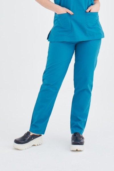 Petrol Mavisi Terikoton Pantolon