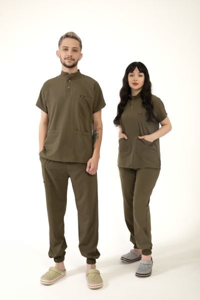 Haki Likralı Yeni Lüks Takım Forma