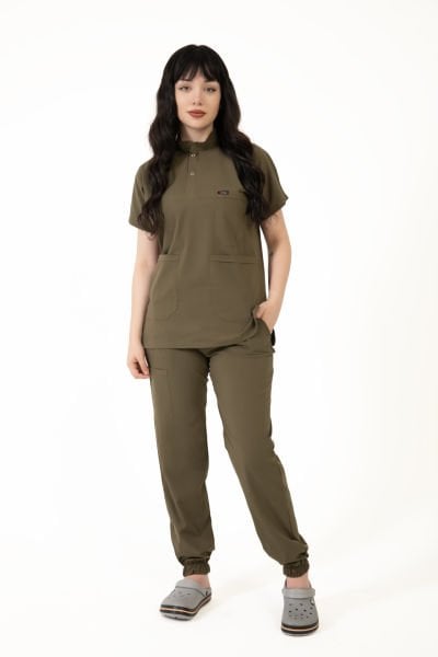 Haki Likralı Yeni Lüks Takım Forma