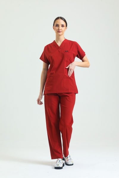 Kiremit Likralı  Cerrahi Takım Forma