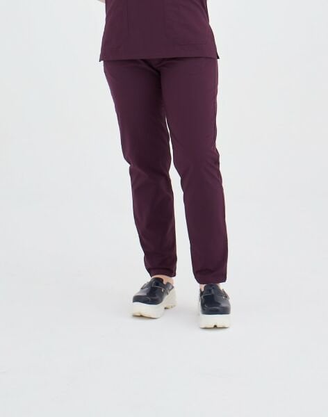 Mürdüm Terikoton Pantolon