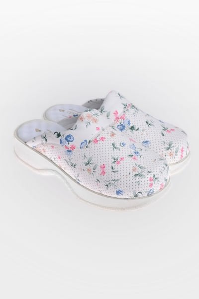 Çiçek Desen Ortopedik Sabo Terlik