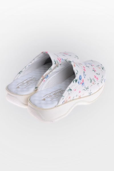 Çiçek Desen Ortopedik Sabo Terlik