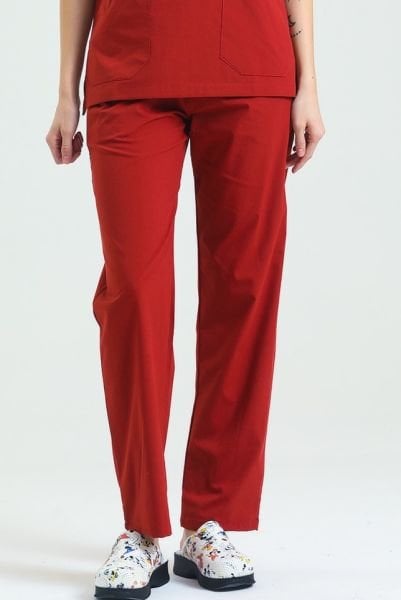 Kiremit Likralı Pantolon