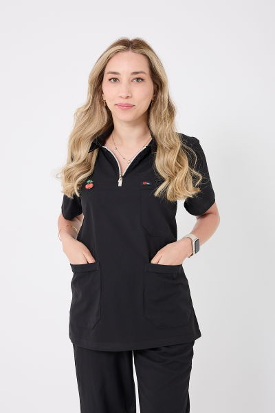 SiyahYeni Lüks Likra Plus Tek Üst